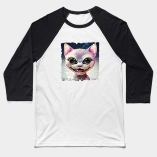 VINTAGE PINK NEOMORPH KITTY Baseball T-Shirt